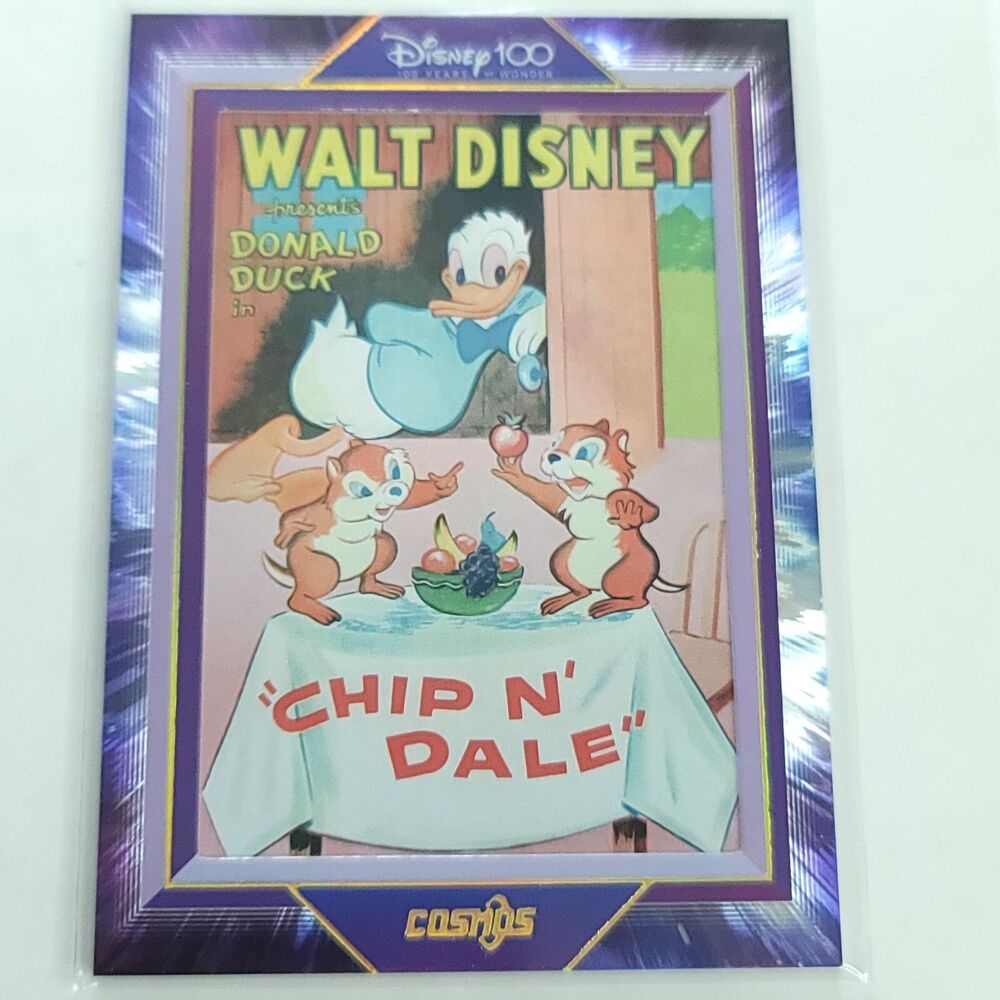 Donald Duck Chip Dale Kakawow Cosmos Disney 100 All Star Movie Poster 268/288